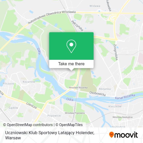 Карта Uczniowski Klub Sportowy Latający Holender