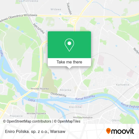 Карта Eniro Polska. sp. z o.o.