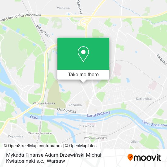 Mykada Finanse Adam Drzewiński Michał Kwiatosiński s.c. map