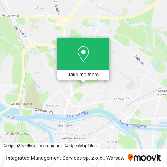 Карта Integrated Management Services sp. z o.o.