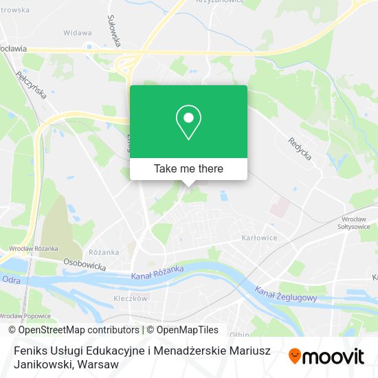 Feniks Usługi Edukacyjne i Menadżerskie Mariusz Janikowski map