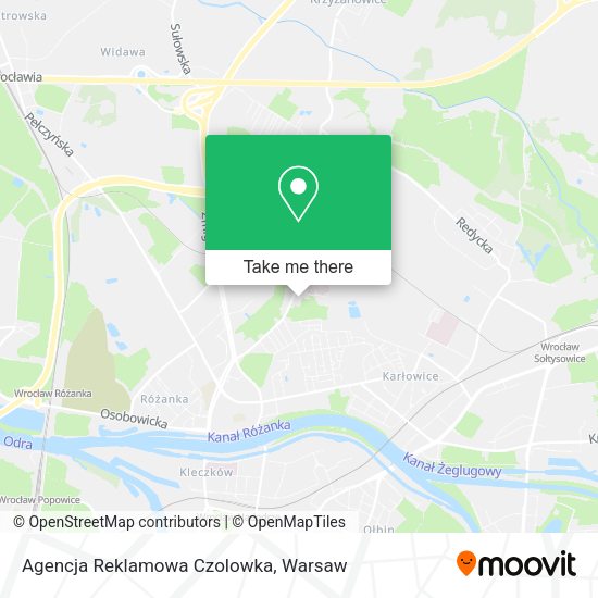 Agencja Reklamowa Czolowka map