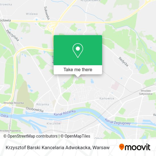 Krzysztof Barski Kancelaria Adwokacka map