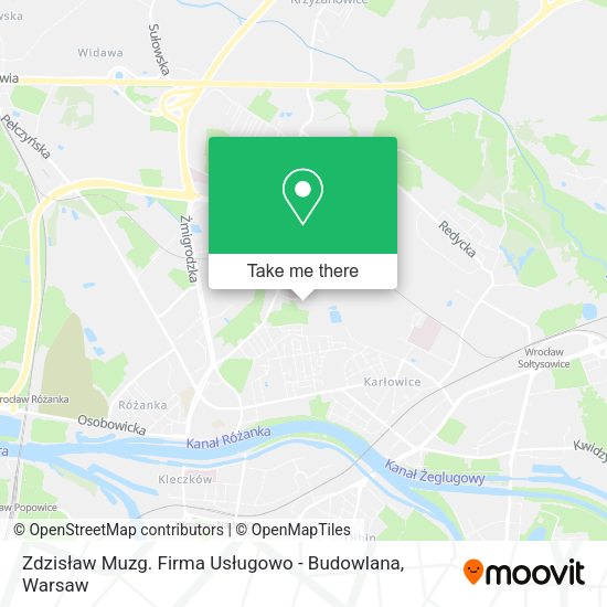 Zdzisław Muzg. Firma Usługowo - Budowlana map