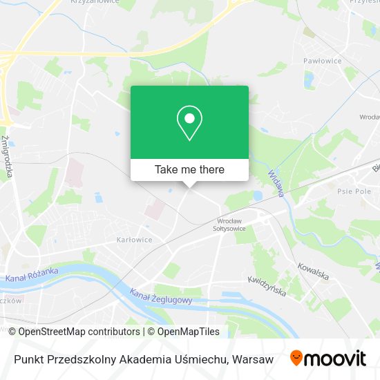 Punkt Przedszkolny Akademia Uśmiechu map