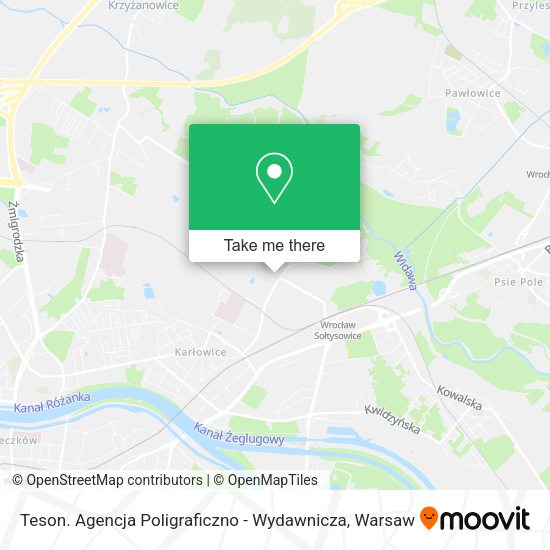 Teson. Agencja Poligraficzno - Wydawnicza map