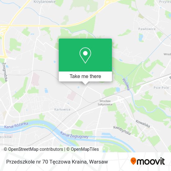 Przedszkole nr 70 Tęczowa Kraina map