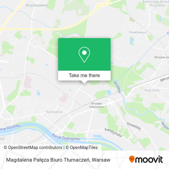 Magdalena Pałęza Biuro Tłumaczeń map