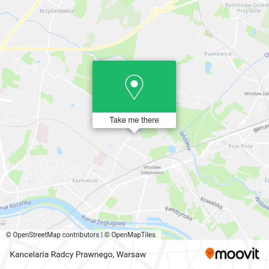 Kancelaria Radcy Prawnego map