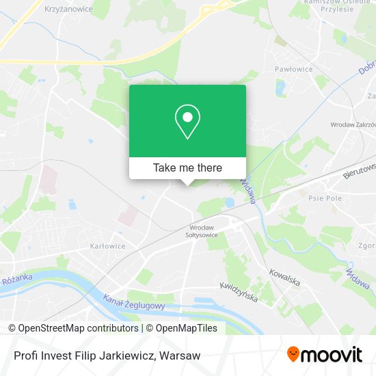 Profi Invest Filip Jarkiewicz map