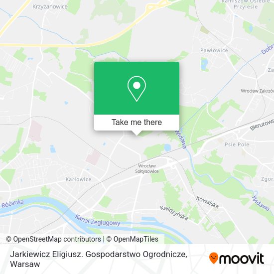 Jarkiewicz Eligiusz. Gospodarstwo Ogrodnicze map