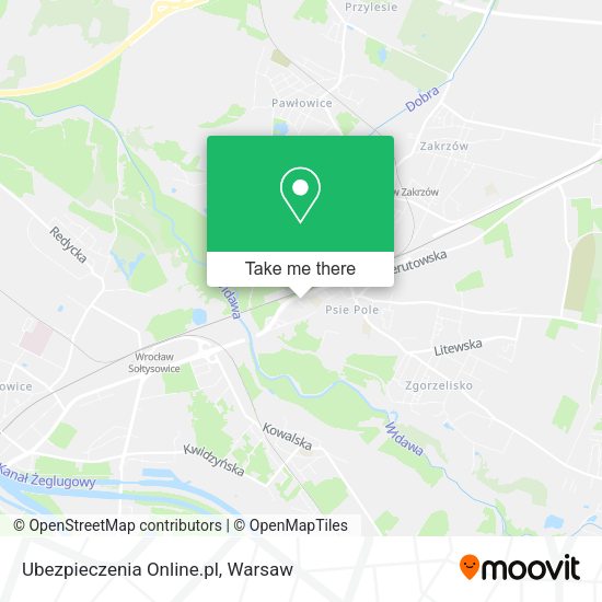 Ubezpieczenia Online.pl map