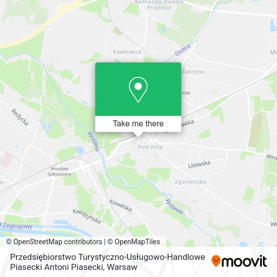 Przedsiębiorstwo Turystyczno-Usługowo-Handlowe Piasecki Antoni Piasecki map