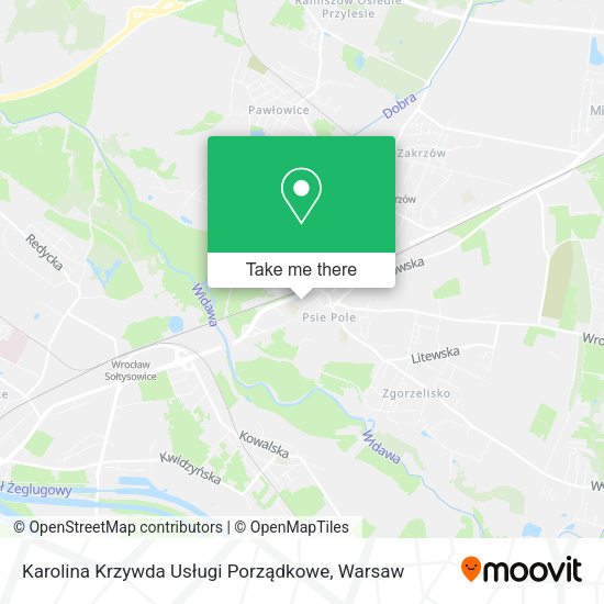 Karolina Krzywda Usługi Porządkowe map