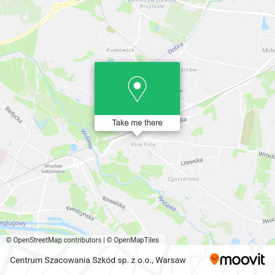 Карта Centrum Szacowania Szkód sp. z o.o.