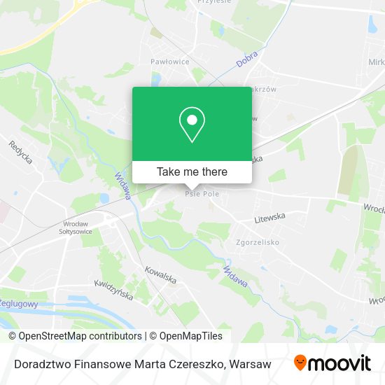 Doradztwo Finansowe Marta Czereszko map