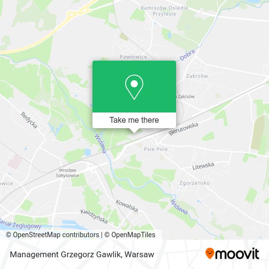 Management Grzegorz Gawlik map