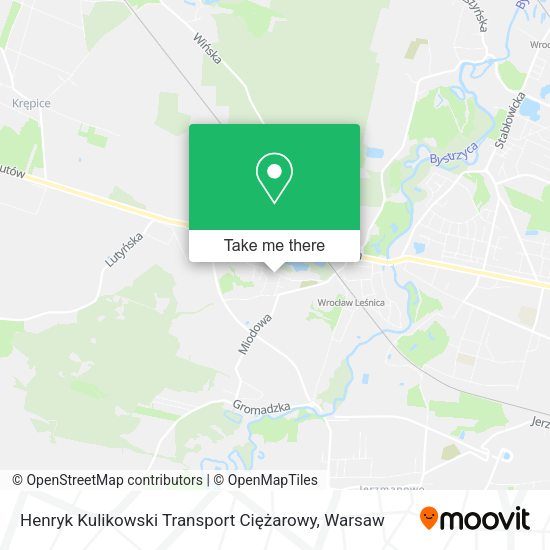 Henryk Kulikowski Transport Ciężarowy map