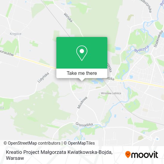 Карта Kreatio Project Małgorzata Kwiatkowska-Bojda