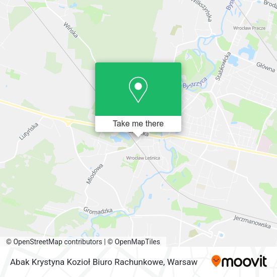 Abak Krystyna Kozioł Biuro Rachunkowe map