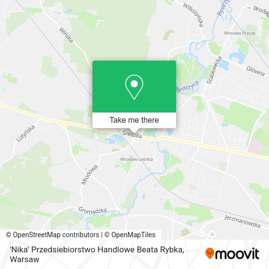 'Nika' Przedsiebiorstwo Handlowe Beata Rybka map