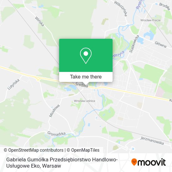 Gabriela Gumółka Przedsiębiorstwo Handlowo-Usługowe Eko map