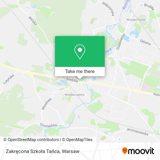 Zakręcona Szkoła Tańca map