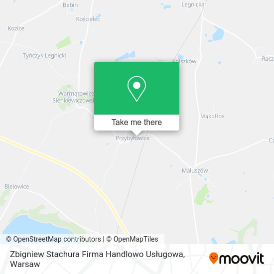 Zbigniew Stachura Firma Handlowo Usługowa map