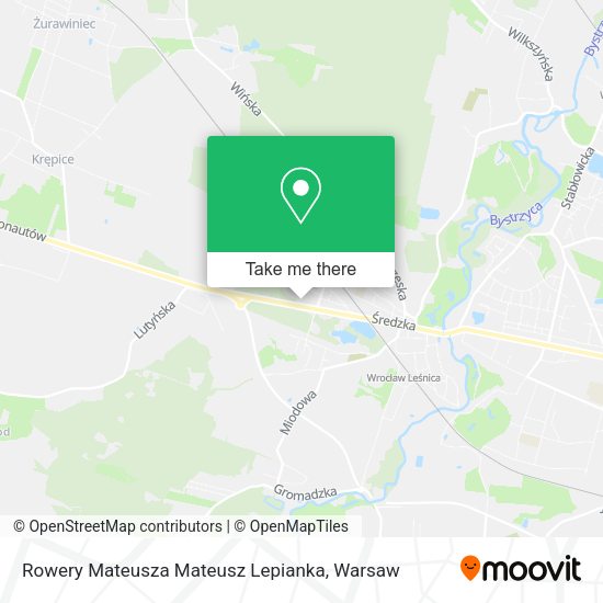 Rowery Mateusza Mateusz Lepianka map