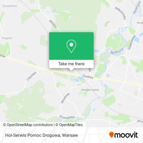 Hol-Serwis Pomoc Drogowa map