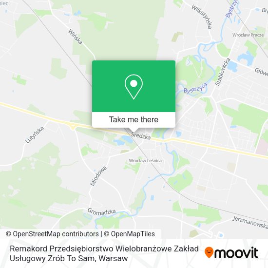 Remakord Przedsiębiorstwo Wielobranżowe Zakład Usługowy Zrób To Sam map