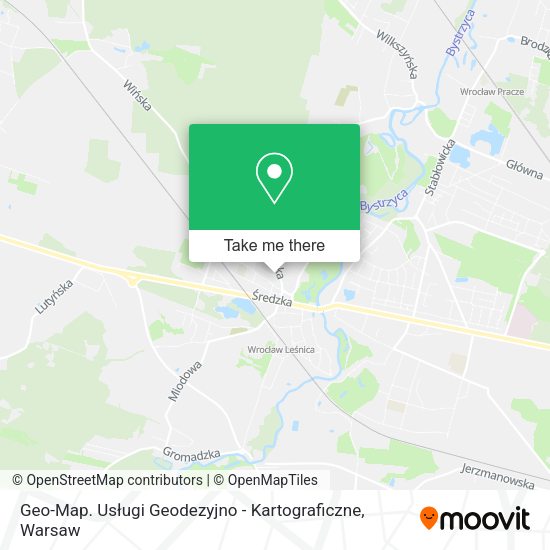 Карта Geo-Map. Usługi Geodezyjno - Kartograficzne