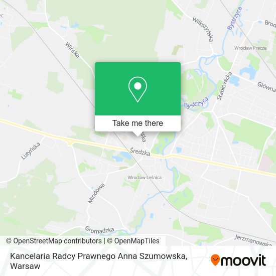 Kancelaria Radcy Prawnego Anna Szumowska map