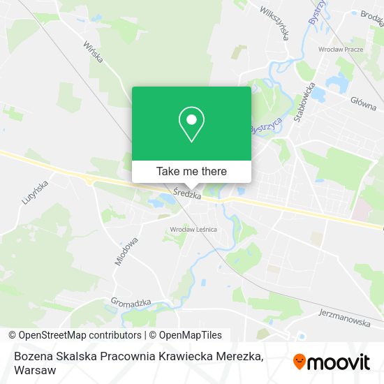 Bozena Skalska Pracownia Krawiecka Merezka map