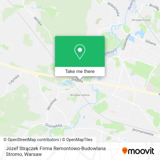 Józef Strączek Firma Remontowo-Budowlana Stromo map