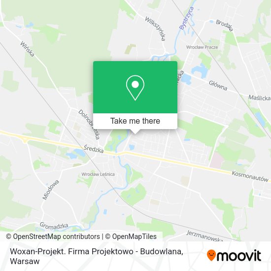 Woxan-Projekt. Firma Projektowo - Budowlana map