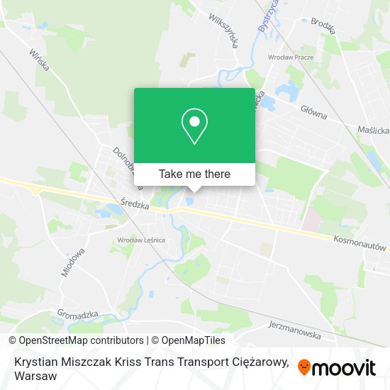 Krystian Miszczak Kriss Trans Transport Ciężarowy map