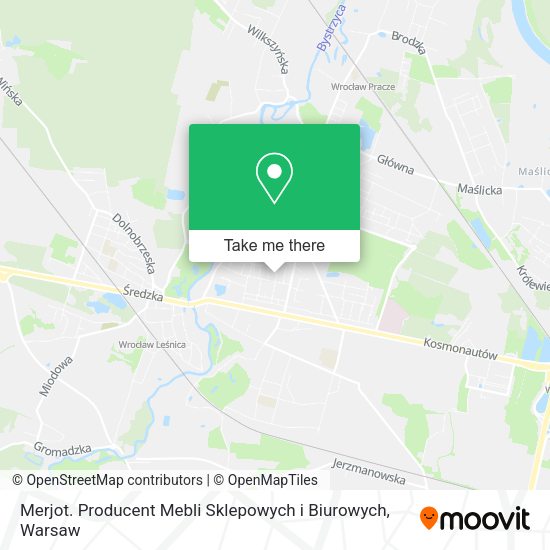 Merjot. Producent Mebli Sklepowych i Biurowych map