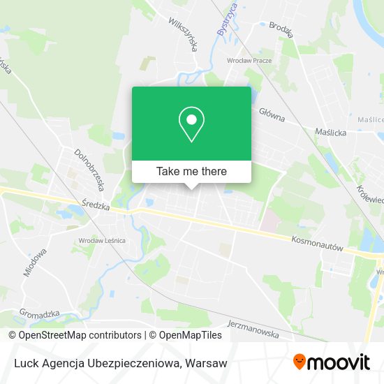 Luck Agencja Ubezpieczeniowa map