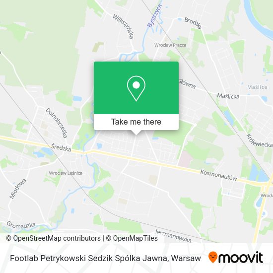 Footlab Petrykowski Sedzik Spólka Jawna map