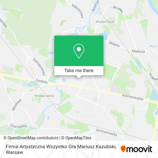 Firma Artystyczna Wszystko Gra Mariusz Kazubski map