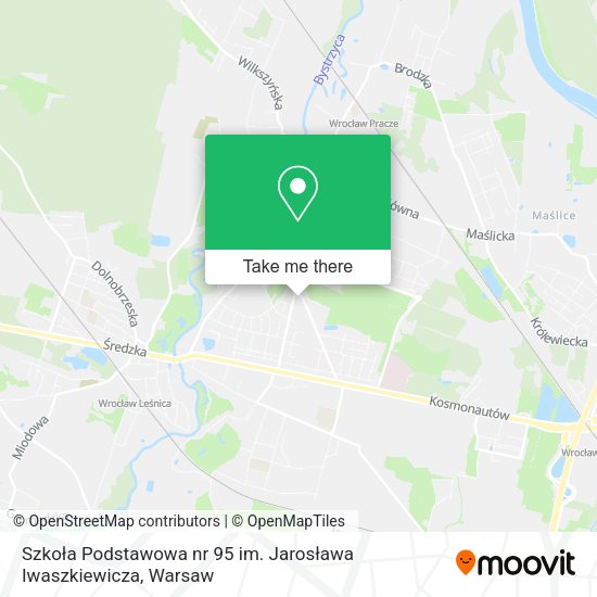 Карта Szkoła Podstawowa nr 95 im. Jarosława Iwaszkiewicza