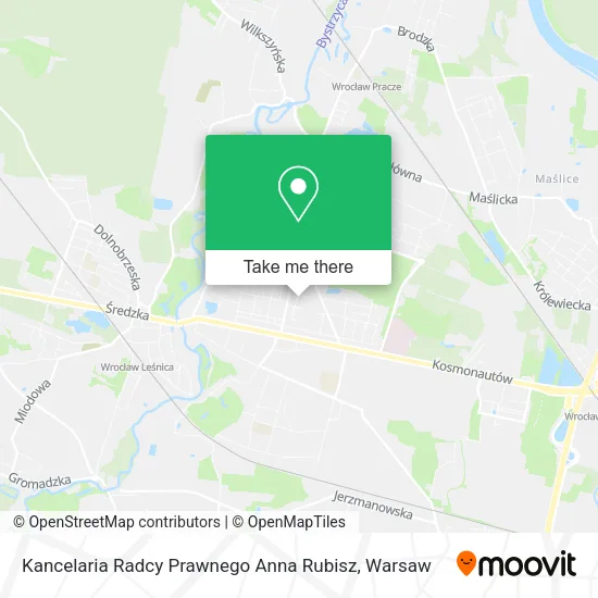 Карта Kancelaria Radcy Prawnego Anna Rubisz