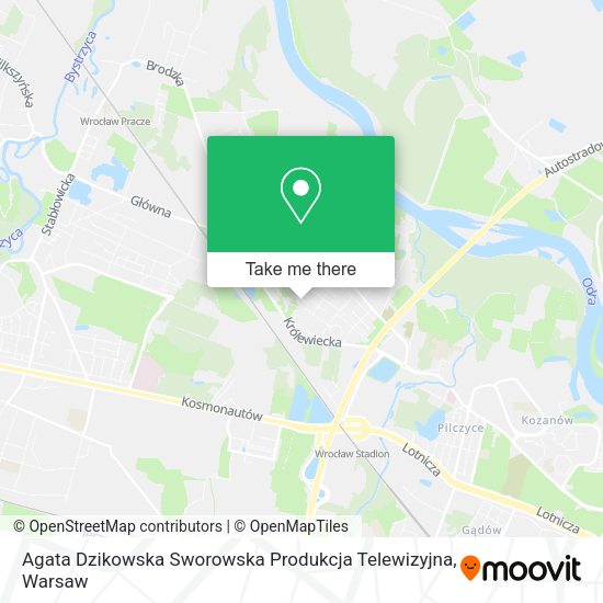 Agata Dzikowska Sworowska Produkcja Telewizyjna map