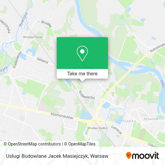 Usługi Budowlane Jacek Masiejczyk map