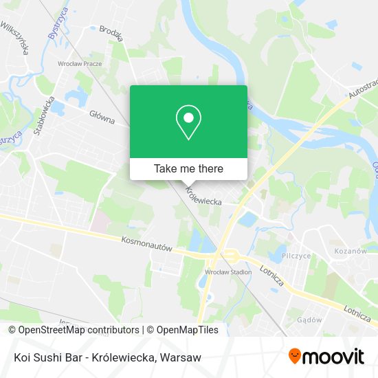 Koi Sushi Bar - Królewiecka map