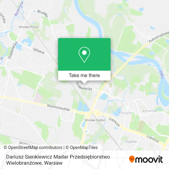 Dariusz Sienkiewicz Madar Przedsiębiorstwo Wielobranżowe map