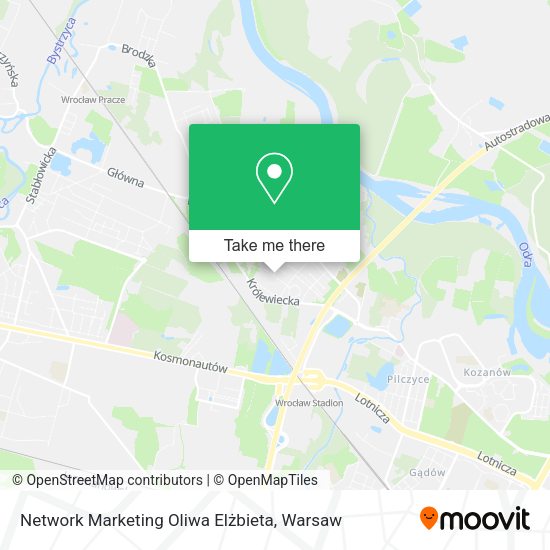 Network Marketing Oliwa Elżbieta map