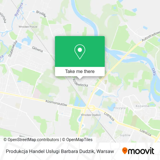 Produkcja Handel Usługi Barbara Dudzik map