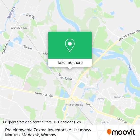 Projektowanie Zakład Inwestorsko-Usługowy Mariusz Mańczak map